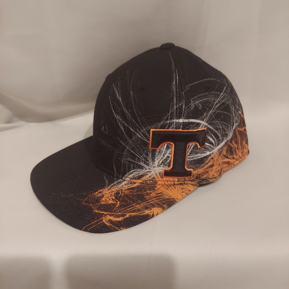 Top of the World Black and Orange Hat